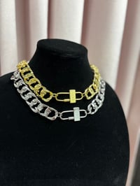 Image 3 of G Chunky Chain Necklace