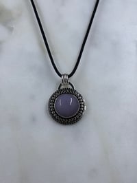 Image 1 of Lavender Yttrium Fluorite Pendant