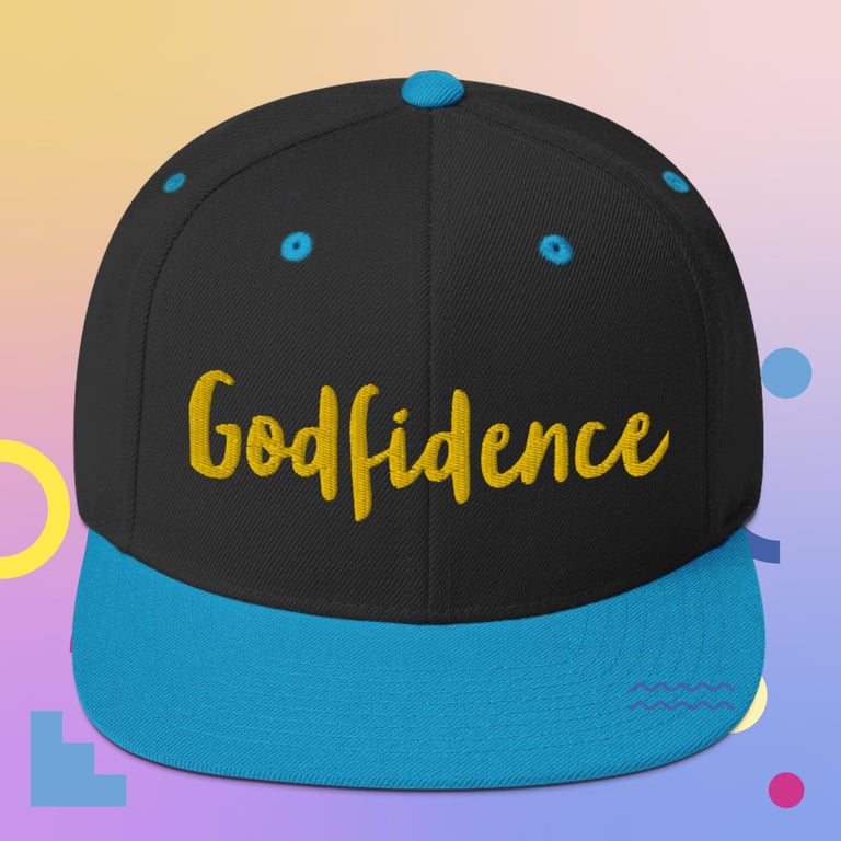 Godfidence Snapback Hat Image 3