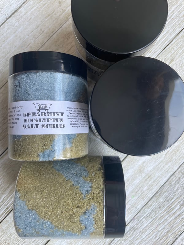 Image of Spearmint Eucalyptus Salt Scrub
