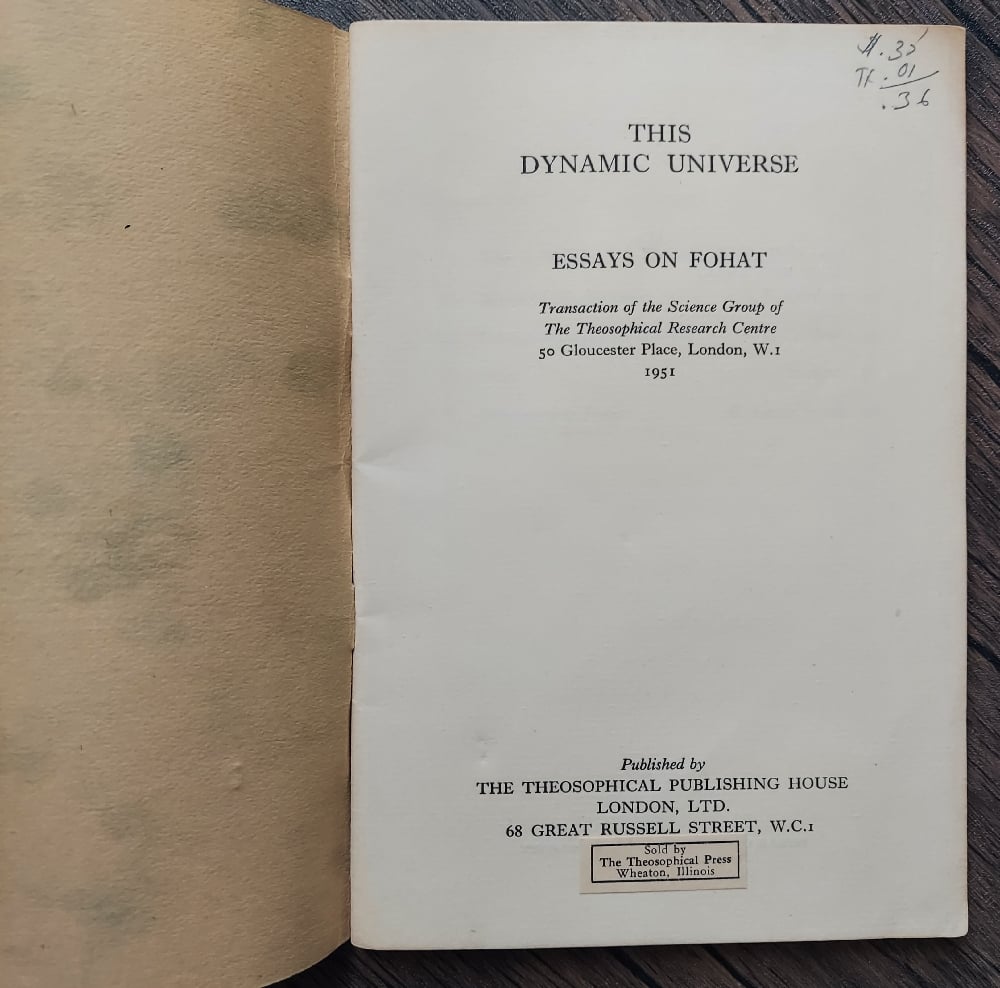 This Dynamic Universe, by E. Lester Smith