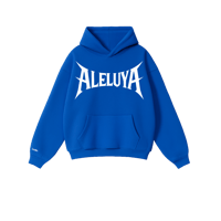 Image 1 of BLUE ALELUYA HOODIE 