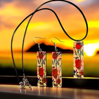 Image 2 of acrylics necklace and earring sets