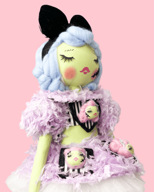 Image of RESERVED FOR DEBBYE MEDIUM SPOOKY GIRL DOLL GALLERY 