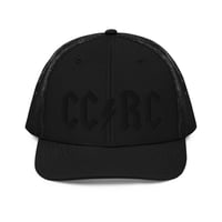 Image 1 of CC/RC puff black on black trucker