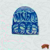 Image 1 of [MNGO.S] All overprint Knit Beanie - BLUE