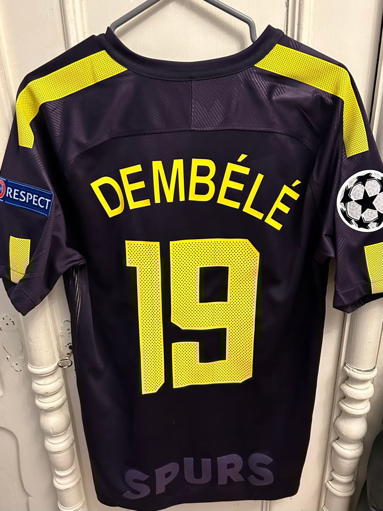 Image of Tottenham Hotspur “DEMBÉLÉ 19” 2017/18 Third Shirt + UCL patches (M)