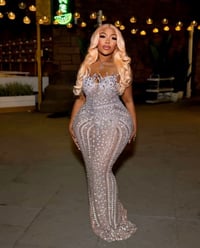 Image 2 of Preorder only  Forever Rhinestone Maxi Dress