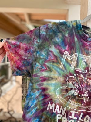 Image of MEDIUM MILF Man I Love Frogs Tie Dye Shirt 7