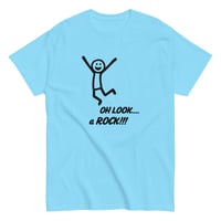 Image 6 of Unisex classic tee, Oh Look A Rock Funny T-Shirt | Rock Lover Humor Graphic Tee