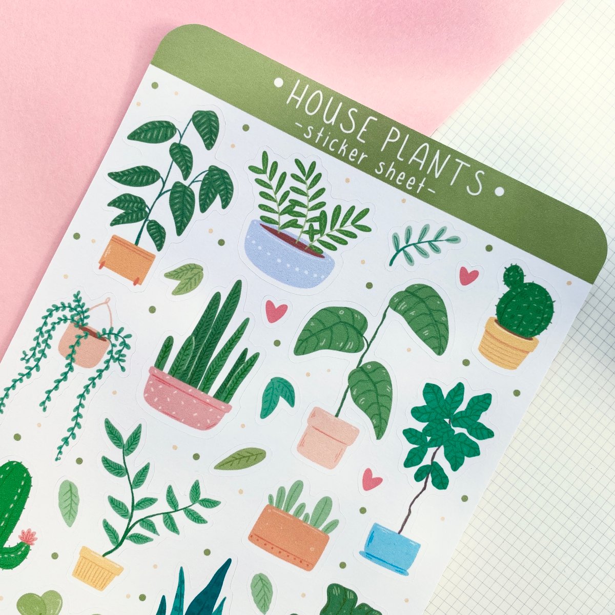 House Plants Sticker Sheet