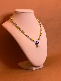 Image 1 of 'Blue Mushroom' Necklace
