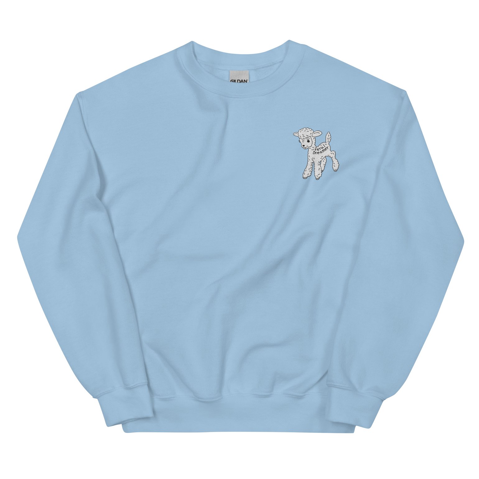 Image of feraldreamers blue embroidered 