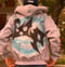 Image of World Peace Grey Young Wild N Free Zip up Hoodie