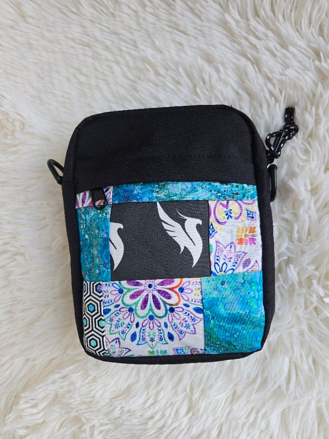 Illenium patchwork crossbody bags