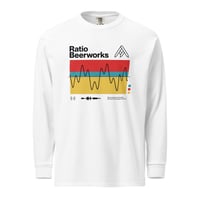 Soundwave heavyweight long-sleeve shirt - white