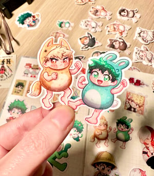 Image of Bakudeku Mascots Charms and Stickers