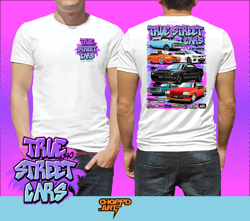 Image of True Street White Tee