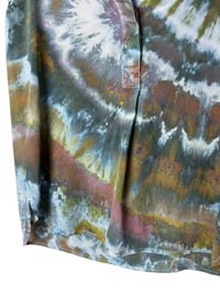 Image 5 of ♻️ UPCYCLED XS Silk Top in Earthy Agate Ice Dye