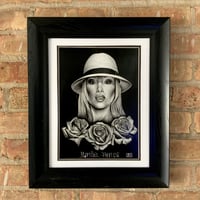 Chicana framed paper print