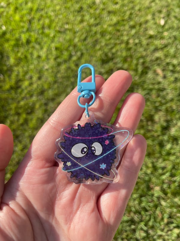 Image of Sugar Rush Soot Holographic Acrylic Keychain