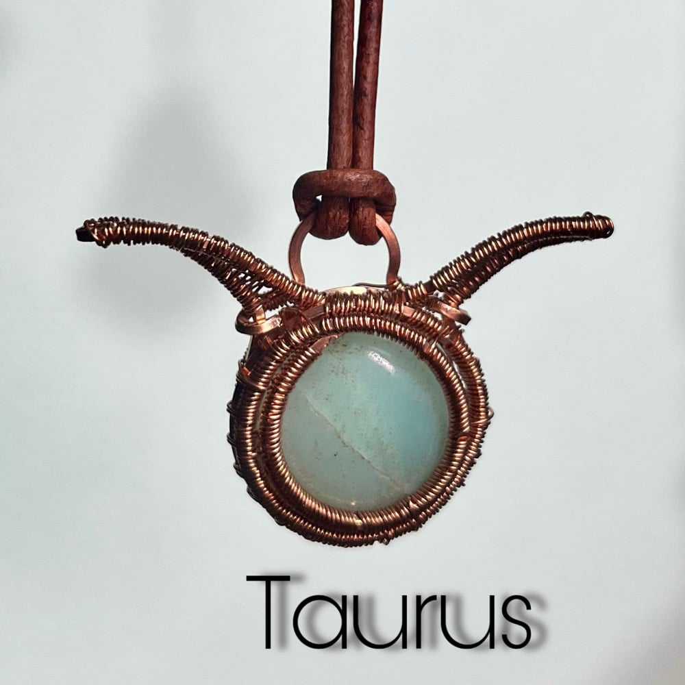 Image of Earth Sign Zodiac Pendants 