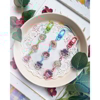 Image 1 of One Piece Chibi Head Chained Keychains