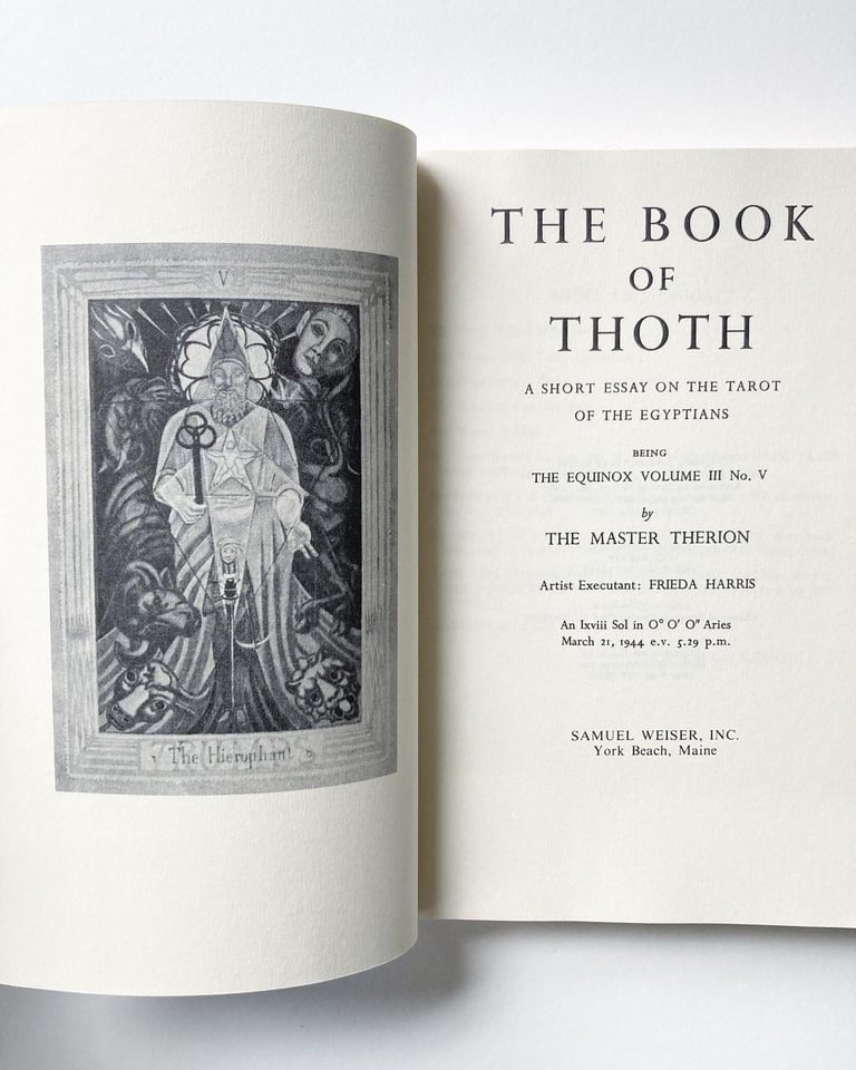 The Book of Thoth: A Short Essay on the Tarot of the Egyptians Image 3