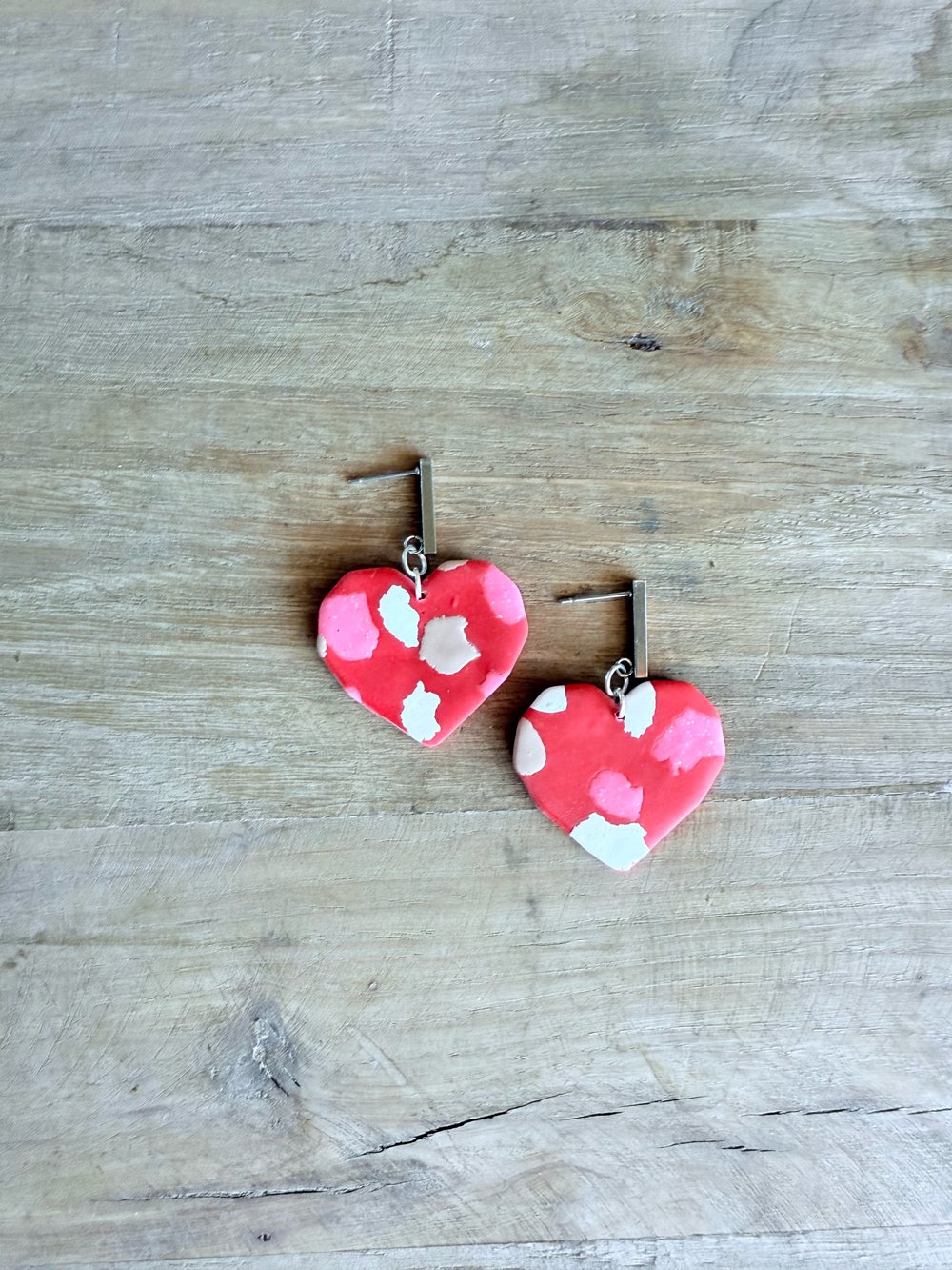 Image of Large Hearts in Valentines Mix - Silver