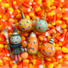 Grungy Party Pumpkin Head II