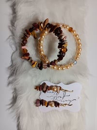 Image 1 of Brown Bracelet Set