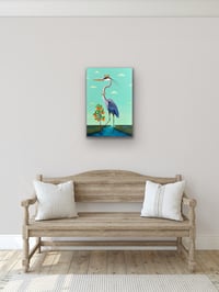 Image 2 of Great Blue Heron Oranges