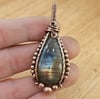 Beaded Labradorite Pendant