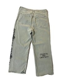 Image 2 of “Bloom” Washed Denim 34X34