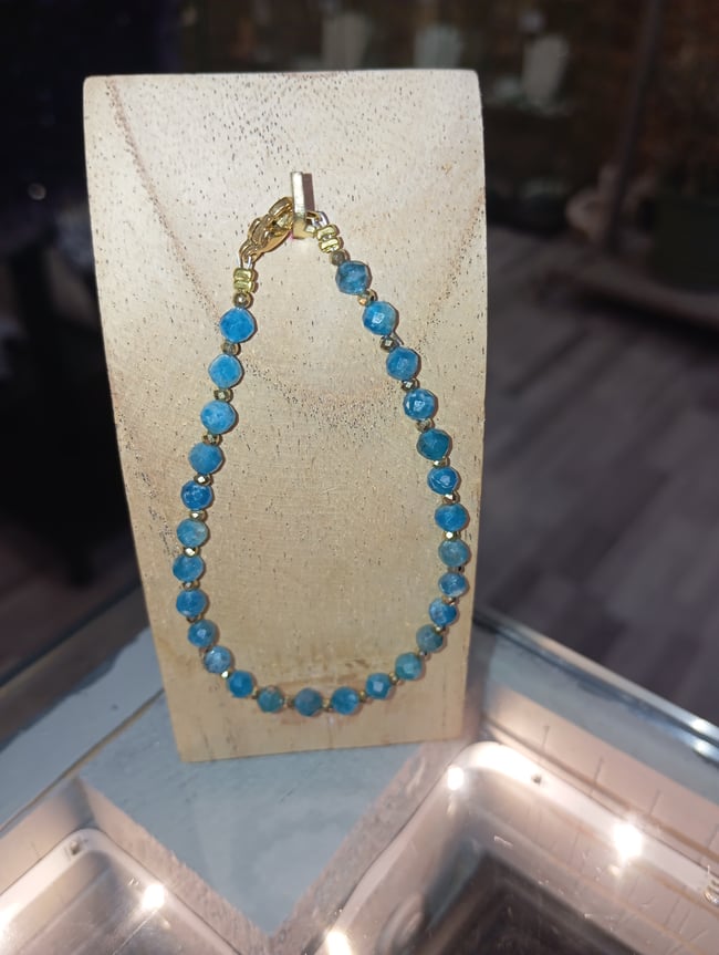Bracelet apatite 2