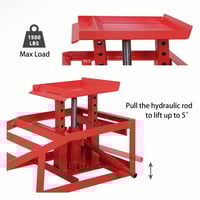 Image 4 of Garage Car & Truck Lift Hydraulic Ramps - 5 Ton (Set of Two)