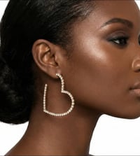 Image 2 of Heart earrings 