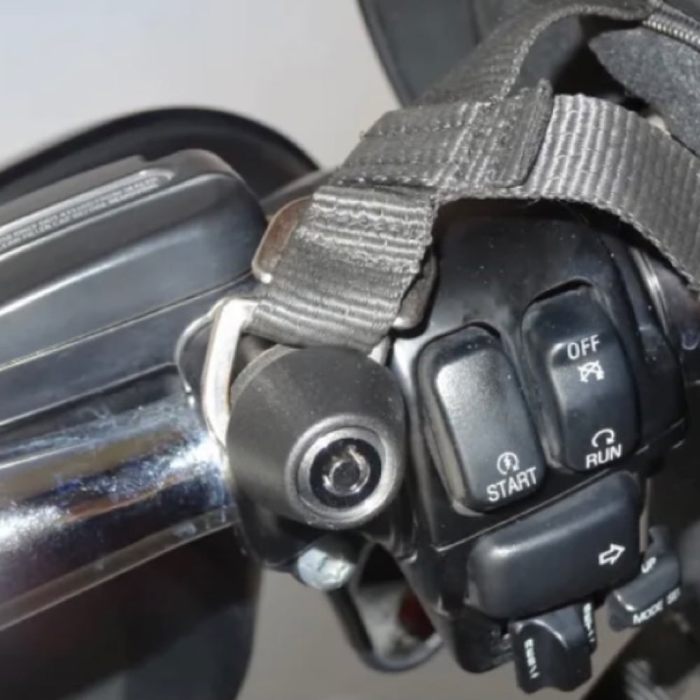 Lidlox Motorcycle Handlebar Helmet Lock for Harley Davidson