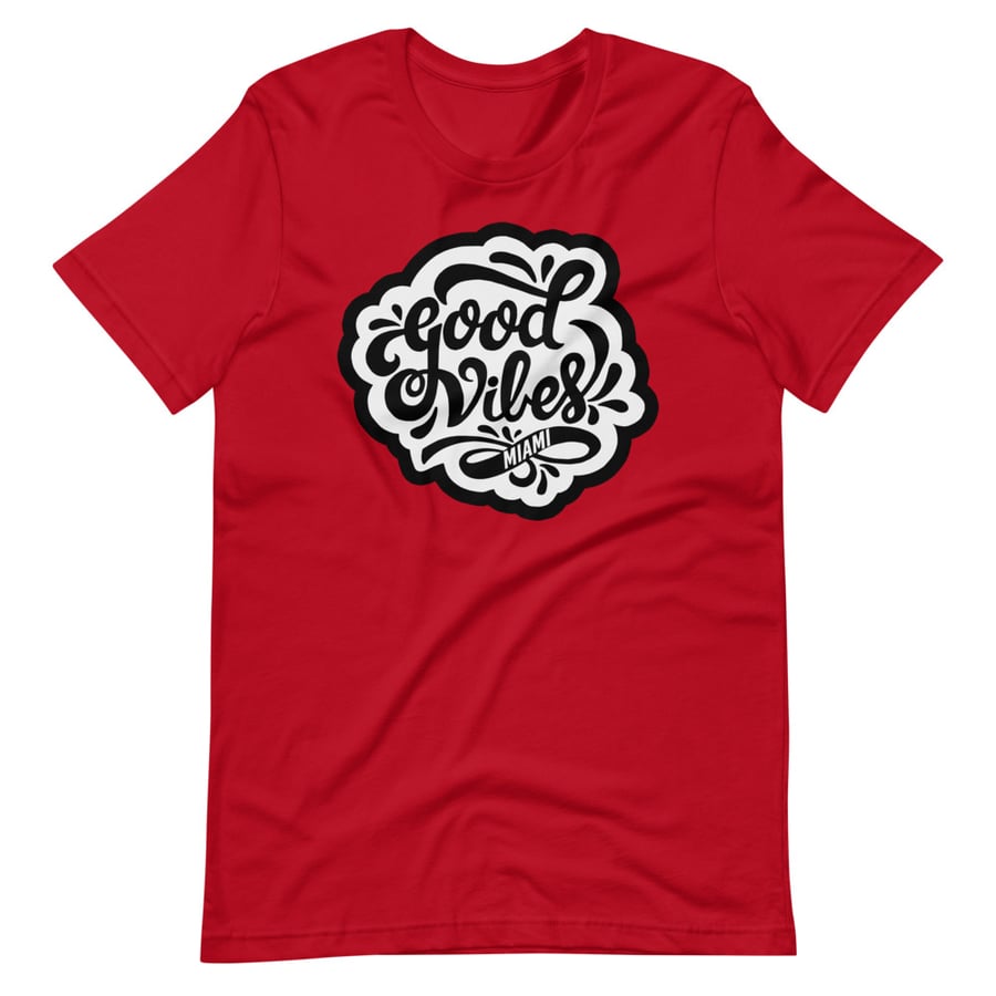 Image of Good Vibes Miami - Shirt (Red)