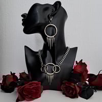 Image 1 of 2508 PRETTY VACANT Stainless steel spike necklace
