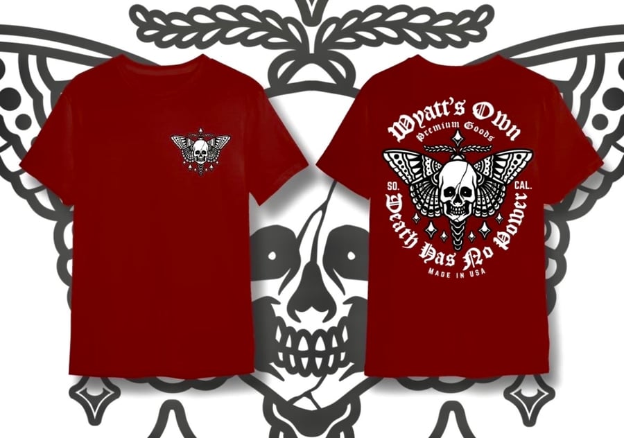 Image of Death Has No Power (maroon)