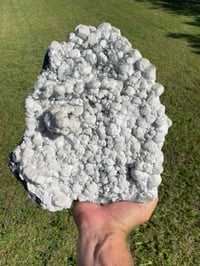 Image 13 of Green Fluorite With A Calcite Dusting Statement Piece #420