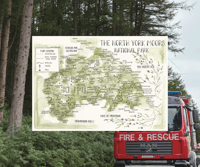 Image 3 of North York Moors Print - A4 Fire Fighters Charity Print