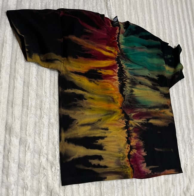 REVERSE ICE DYED T SHIRT (Dragon's Fire)