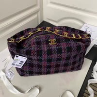 Image 1 of CC Tweed Hobo Bag