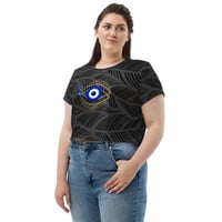 Image 5 of Evil Eye PHSH All-Over Print Crop Tee