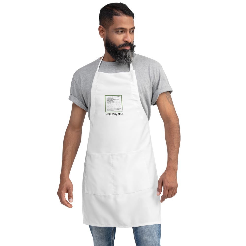 Image of Embroidered HEAL-THy SELF Apron