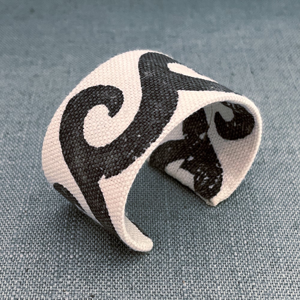 Image of Fabric Cuff - Wave