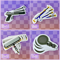 Image 1 of Variety Weapon Stickers
