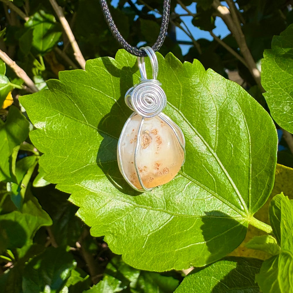 Image of botswana agate pendant